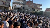 أهالى قرية الجيلانى يودعون إبن قريتهم بالفيوم