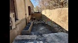 منزل تضرر بشكل جزئي من الحريق