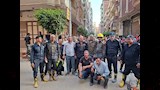 كواليس انتشال جثمان ضحية انهيار عقار طلخا
