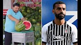 بالفيديو..بائع تركي يتعهد بـ500 كيلو بطيخ حال انتقال صلاح لبشكتاش 