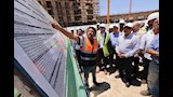 وزير النقل يتفقد أعمال الخط الأول للقطار الكهربائي السريع من مطروح إلى النوبارية