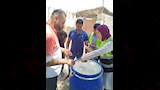 ضبط لبن مخلوط بمياه الرى بالفيوم 2