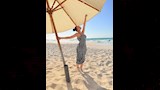 ميرهان حسين على الشاطئ