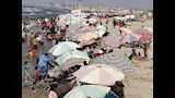 جمصة تمنع نزول البحر لليوم الثاني (2)