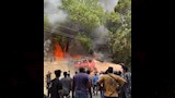حريق محدود داخل كلية التربية بجامعة عين شمس (9)