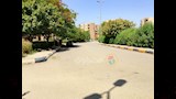 شوارعةمنطقة الرحاب بدون مارة بسبب حرارة الجو