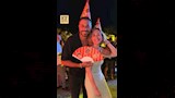 منة شلبي والسعدني في عيد ميلادها