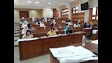 رئيس جامعة العاصمة يتفقد اختبارات القدرات (8)