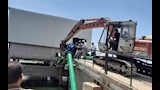 انهيار كوبري محطة الفقاعي