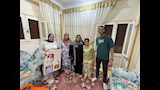 مروة وأسرتها مع محرر مصراوي