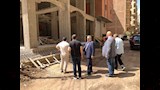 لجنة دائمة لفحص مخالفات البناء في طلخا عقب انهيار جزء من عقار