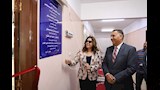 وزيرة التنمية المحلية ومحافظ القليوبية يفتتحان المركز التكنولوجي بأجهور (3)
