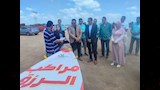 جانب من تسليم قارب