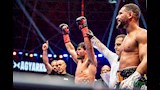 جوش كيلي ينتصر على خصمه كاويمهين اجياركو ضمن وزن فوق المتوسط الخفيف في مواجهات The Comeback (2)