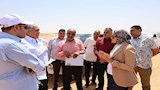 محافظ الوادي الجديد تتابع معدلات مشروع الخارجة - سوهاج