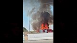 سيارة الحماية المدنية وصلت فور تلقى البلاغ 