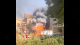 حريق مطعم بمدينة أسوان