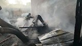 خلال السيطرة على الحريق