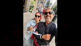 محمد فراج مع زوجته بسنت شوقي