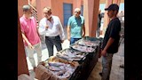 السكرتير العام يتفقد حلقة السمك