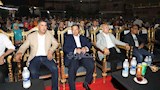 بالصور.. محافظ القاهرة يشاهد مباراة مصر مع أهالي روض الفرج 