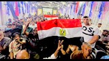 أهالي غزة يشجعون منتخب مصر أمام أستراليا (8)
