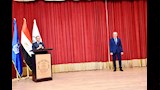 كلمة المحافظ فى حفل تكريم رئيس الجامعة