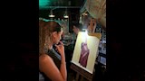 لي لي حلمي تشارك الجمهور شغفها بالرسم