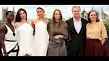 زيندايا مع فريق عمل فيلم الأوديسة