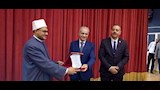 وكيل وزارة الأوقاف يكرم رئيس الجامعة
