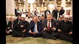 نقيب الأشراف خلال افتتاح مسجد سيدنا الحسين (2)