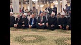 نقيب الأشراف خلال افتتاح مسجد سيدنا الحسين (1)