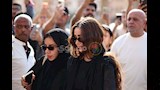 تأثر هنا الزاهد في جنازة والد تامر حسني