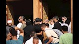 تشييع جثمان والد تامر حسني لمثواه الأخير