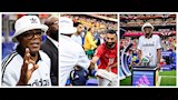 صور| نجوم العالم منبهرين .. صامويل جاكسون يصافح محمد صلاح في مباراة مصر وأستراليا