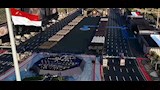 الرئيس السيسي يؤدي تحية العلم برفقة قادة القوات المسلحة (1)