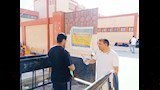 توزيع المياه على طلاب الثانوية العامة في بورسعيد١