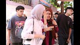 فرحة طلاب الثانوية العامة بعد انتهاء امتحان اللغة الإنجليزية  (2)