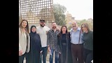 رانيا فريد شوقي وخالد الصاوي وإلهام شاهين وأمير شاهين وإلهام صفي الدين من كواليس فيلم الحافي