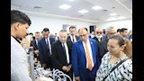 وزير التعليم العالي يتفقد جامعة حلوان الأهلية (2)