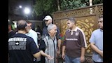سيد رجب ومحمد محمود يحضران عزاء المنتج ياسر صبحي (1)
