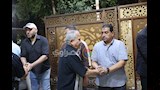 سيد رجب ومحمد محمود يحضران عزاء المنتج ياسر صبحي (4)