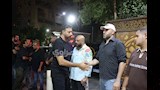 احمد السعدني يصل عزاء ياسر صبحي (2)