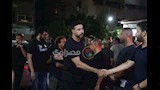 احمد السعدني يصل عزاء ياسر صبحي (1)