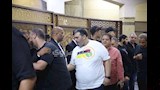 احمد فتحي يصل عزاء ياسر صبحي (1)