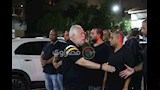اشرف زكي في عزاء ياسر صبحي (3)