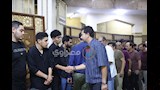 شريف سلامة يقدم واجب العزاء في ياسر صبحي (3)