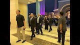 نبيلة عبيد في عزاء والدة طارق قنديل (1)