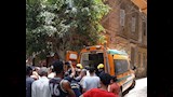 انهيار عقار في الإسكندرية (1)