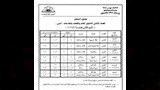 جدول الدور الثاني أدبي